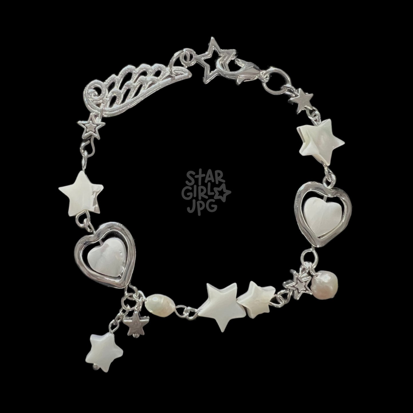 pearl star bracelet ✰
