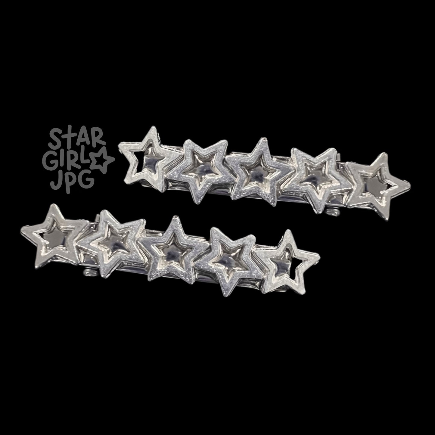 starry hairclips ✰